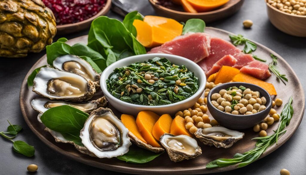 Zinc-rich foods and supplements Zinc-rich foods and supplements